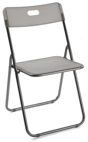 Tivoli szék, Versa, 46x46x79,5 cm, fém / polipropilén, szürke