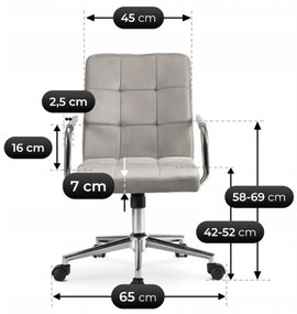 Junior Forgószék Szürke Színben. ASTRO