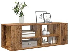 Fali TV szekrény Régi fa 102 x 35 x 35 cm Faanyag