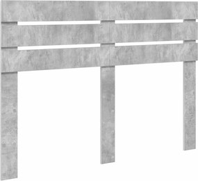 vidaXL Fejtámla Beton Szürke 160 cm Faanyag