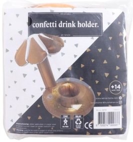 Felfújható italtartó GOLDEN PALM arany