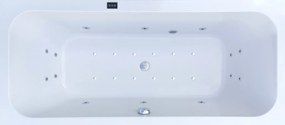 Nagyméretű 2 Személyes Pezsgőfürdő 190x90 Lengyel