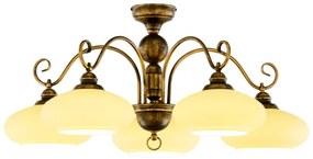 Jupiter 399 - BO-5-PL - Felületre szerelhető csillár BOLERO 5xE27/60W/230V