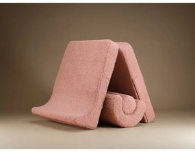 Rózsaszín buklé gyerek fotel Flipster – Wigiwama