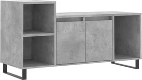 vidaXL betonszürke szerelt fa TV-szekrény 100 x 35 x 55 cm