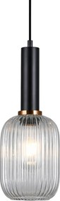 ITALUX PND-5588-1M-BKCL ANTIOLA Egyágú Függesztett Lámpa Fém E27 IP20