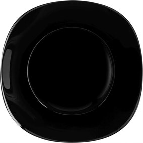 Ebédlő tányér üveg Black Harmony fekete 24,5 cm