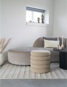 Brooklyn puff, tároló puff, bouclé, bézs