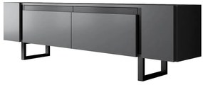 TV szekrény Yildiz - Anthracite, Black