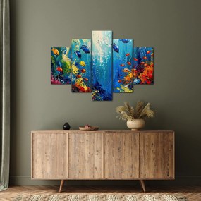 Kép - A víz alatti világ festése (150x105 cm)