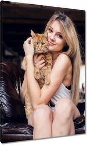 Vászonkép 70x100 Cica