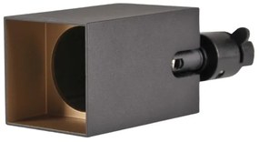 Spotlámpa sínrendszerhez SQUARE 1xGU10/10W/230V fekete