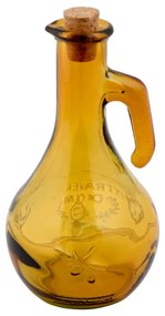 Olive sárga olajtartó újrahasznosított üvegből, 500 ml - Ego Dekor