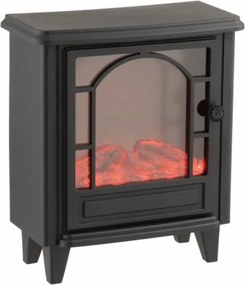 LED dekorációs kandalló COZY WARM 40x35 cm, fekete
