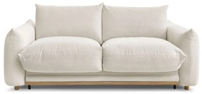 Krémszínű kinyitható kanapé 214 cm Ernest – Bobochic Paris