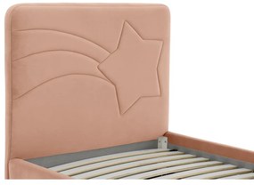 Rózsaszín gyerekágy 90x200 cm Star – Scandic