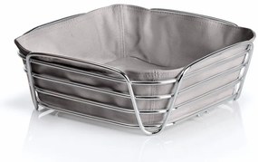 Delara szürke kenyértartó kosár szürke pamut belsővel, szélesség 25 cm - Blomus