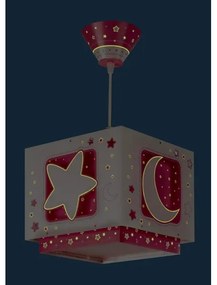 Dalber 63232S - Gyerek csillár zsinóron MOON LIGHT 1xE27/60W/230V