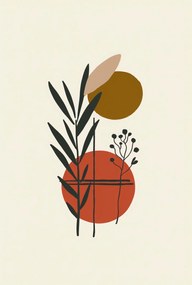 Poszter 61x90,5cm Kontraszt a botanikában