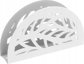 Fém szalvétatartó Levelek dombornyomott széles Egyedi Forma