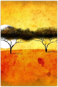 Poszterek 80x120 Esti tájkép