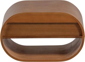 Natúr színű többszintes fali polc 39 cm Momo – WOOOD