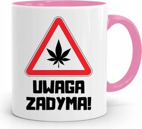 Dohányosoknak 420 Cbd Bögre Rózsaszín Ajándék fényképes nyomtatással