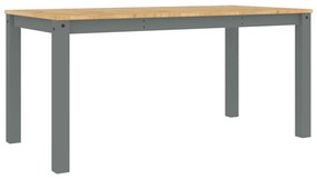 Panama szürke tömör fenyőfa ebédlőasztal 160 x 80 x 75 cm