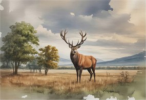 Matt Fotótapéta Flizelin Falra Fenséges szarvas 152x104 Ragasztó