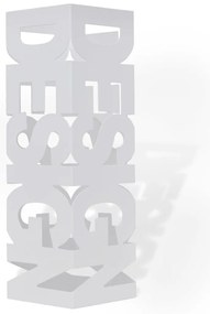 Szögletes esőermyő / sétabot tartó 48,5 cm fehér