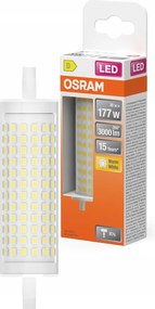 Led Lineáris izzó Halogén R7s 118mm 20W 177W 3000lm 3000K Meleg 300°