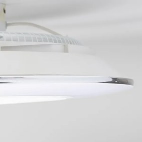Brilagi - AURA LED/38W/230V fehér dimmelhető lámpa ventilátorral + DO