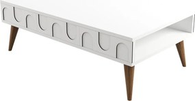 Lyon 34 - White, Walnut