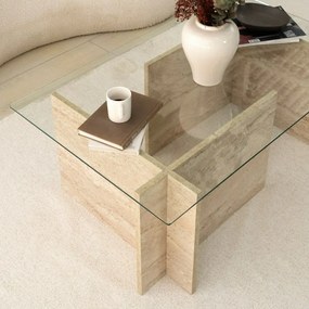 New Escape Travertine konferenciaasztal