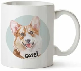 Bohemia Gifts Kerámia bögre - Corgi, 350 ml