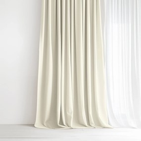 Goldea dekoratív drapéria - krémszínű 160x150 cm