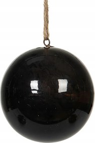 Bomba Medál Fém Fekete 9cm