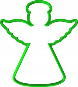 Karácsonyi Mézeskalács Forma Karácsonyi Nagy XXL Angyal 12cm