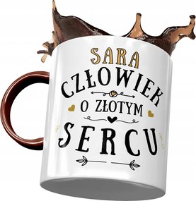 Bordó Bögre Sarah Barátnő Feleség Ajándék Nyomtatott Fotóval