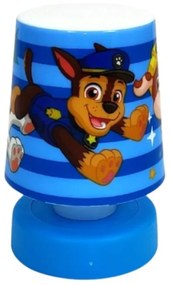 LED gyermek éjszakai lámpa PAW PATROL 11 cm kék