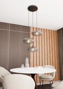 Emibig modern függeszték coco fekete grafit emi1377/3prem