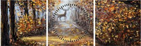 Kép - Az erdő szelleme (órával) (90x30 cm)