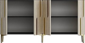 Nota 150 - Anthracite, Travertine, Gold