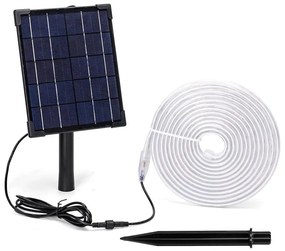 Aigostar B.V. Aigostar - LED RGB DimmelhetĆ napelemes szalag LED/5W/3,2V 7 m IP65 + tĂĄvirĂĄnyĂtĂł AI1745