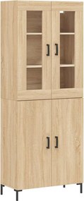 vidaXL sonoma tölgy szerelt fa magasszekrény 69,5 x 34 x 180 cm