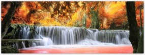 Fotótapéta flizelina 250x93 Narancssárga vízesés