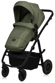 Lionelo - Kombinált babakocsi 2 az 1-ben AMBER PLUS Zöld Erdő