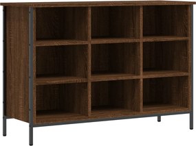 vidaXL barna tölgyszínű szerelt fa cipősszekrény 100x35x70 cm