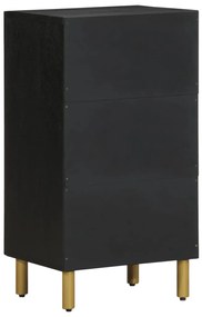 fekete szerelt fa tálalószekrény 40 x 33 x 75 cm