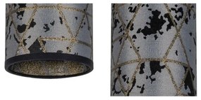 Csillár zsinóron AVALO 3xE27/60W/230V pók szürke/fekete